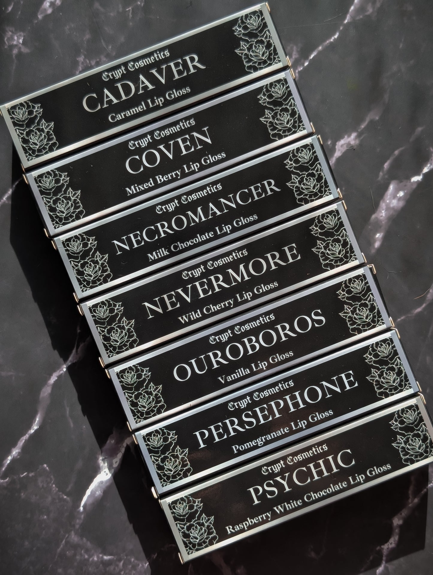 OUROBOROS (Silver Edition) - Black french vanilla lip gloss
