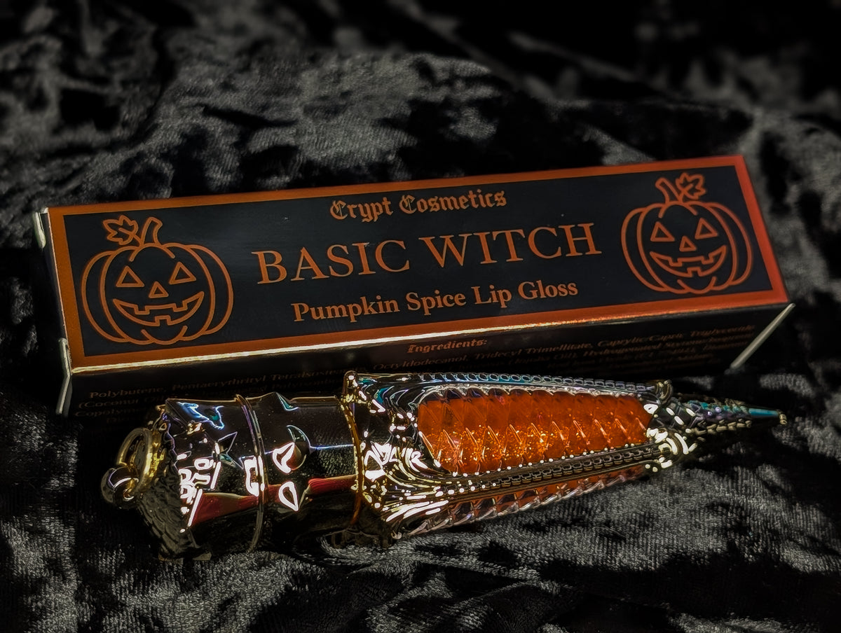 Basic Witch - Orange shimmer lip gloss, unscented