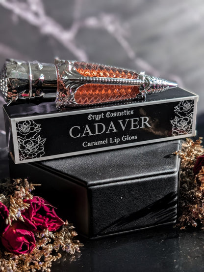 Cadaver (Silver Edition) - Warm nude caramel lip gloss