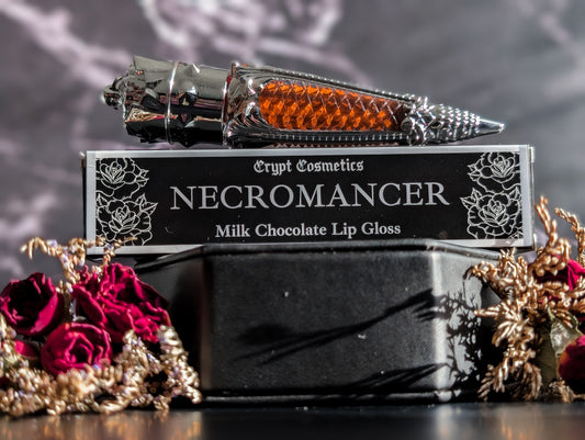 Necromancer (Silver Edition) - Dark brown milk chocolate lip gloss