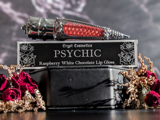 PSYCHIC (Silver Edition) - Pink white chocolate raspberry lip gloss