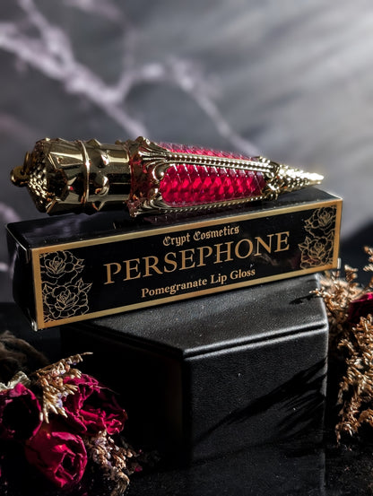 Persephone - Pomegranate pink lip gloss