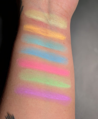 Forget Me Not - Baby blue cream eyeshadow (UV reactive)