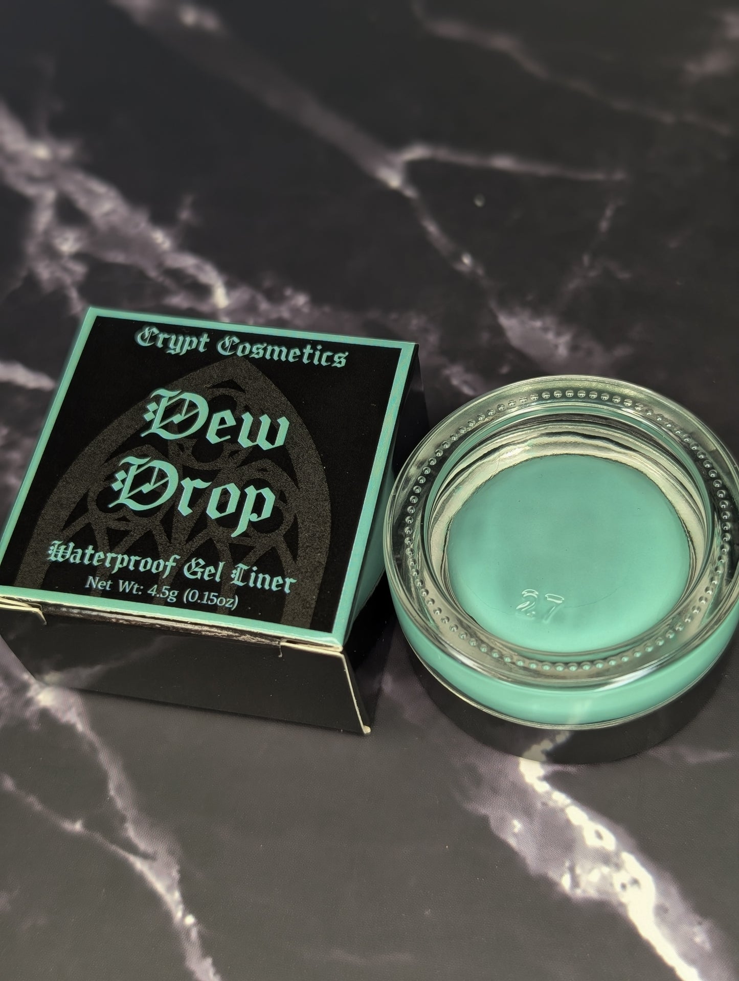 Dew Drop - Turquoise cream eyeshadow (UV reactive)