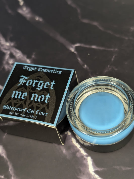 Forget Me Not - Baby blue cream eyeshadow (UV reactive)