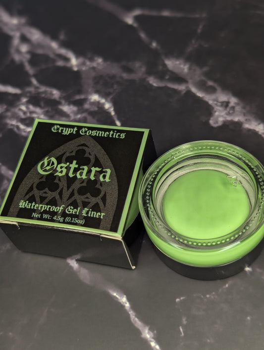 Ostara - Mint green cream eyeshadow (UV reactive)