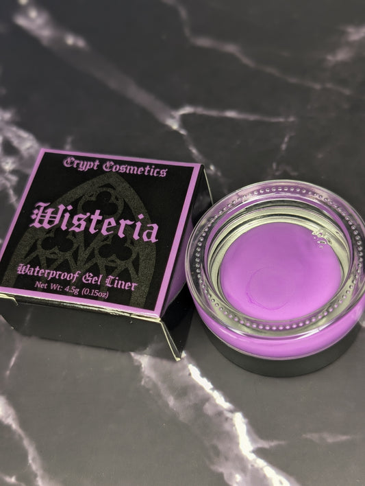 Wisteria - Pastel purple cream eyeshadow (UV reactive)