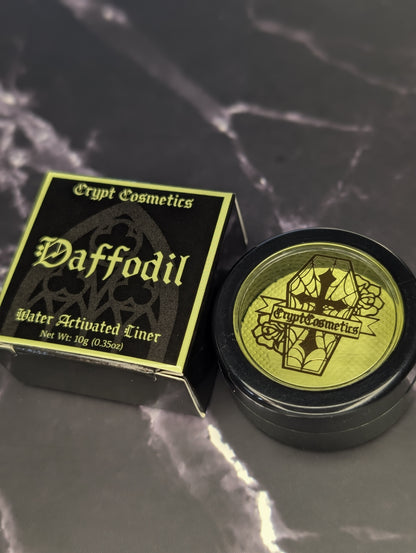 Daffodil - Pastel yellow water activated liner (UV reactive)