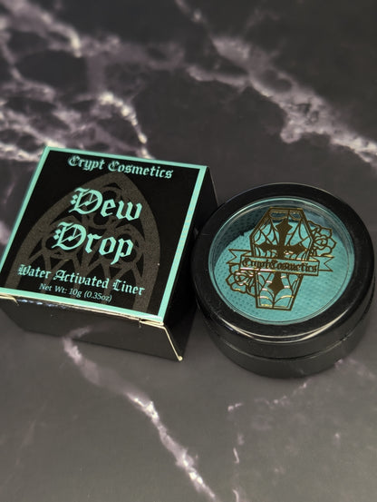 Dew Drop - Turquoise water activated liner (UV reactive)