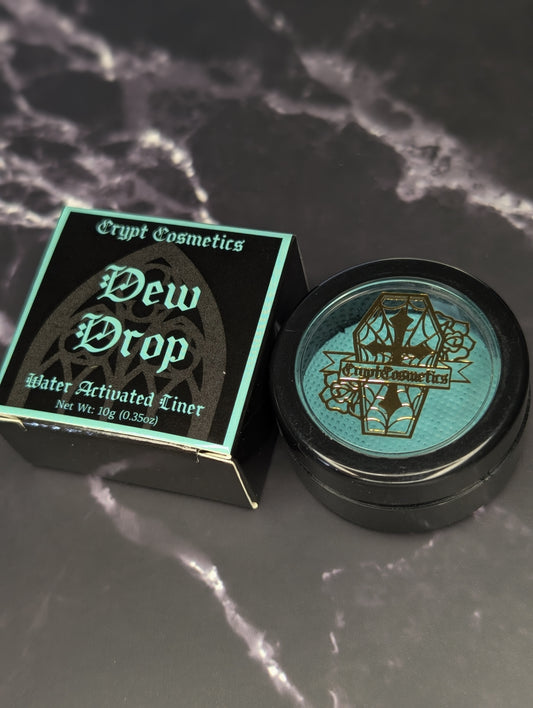 Dew Drop - Turquoise water activated liner (UV reactive)