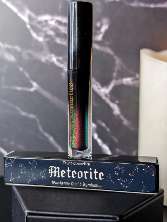 METEORITE - Duochrome liquid eyeshadows, space themed, multichrome cosmetics, witchy makeup, astrology, astronomy, highlighter, vegan