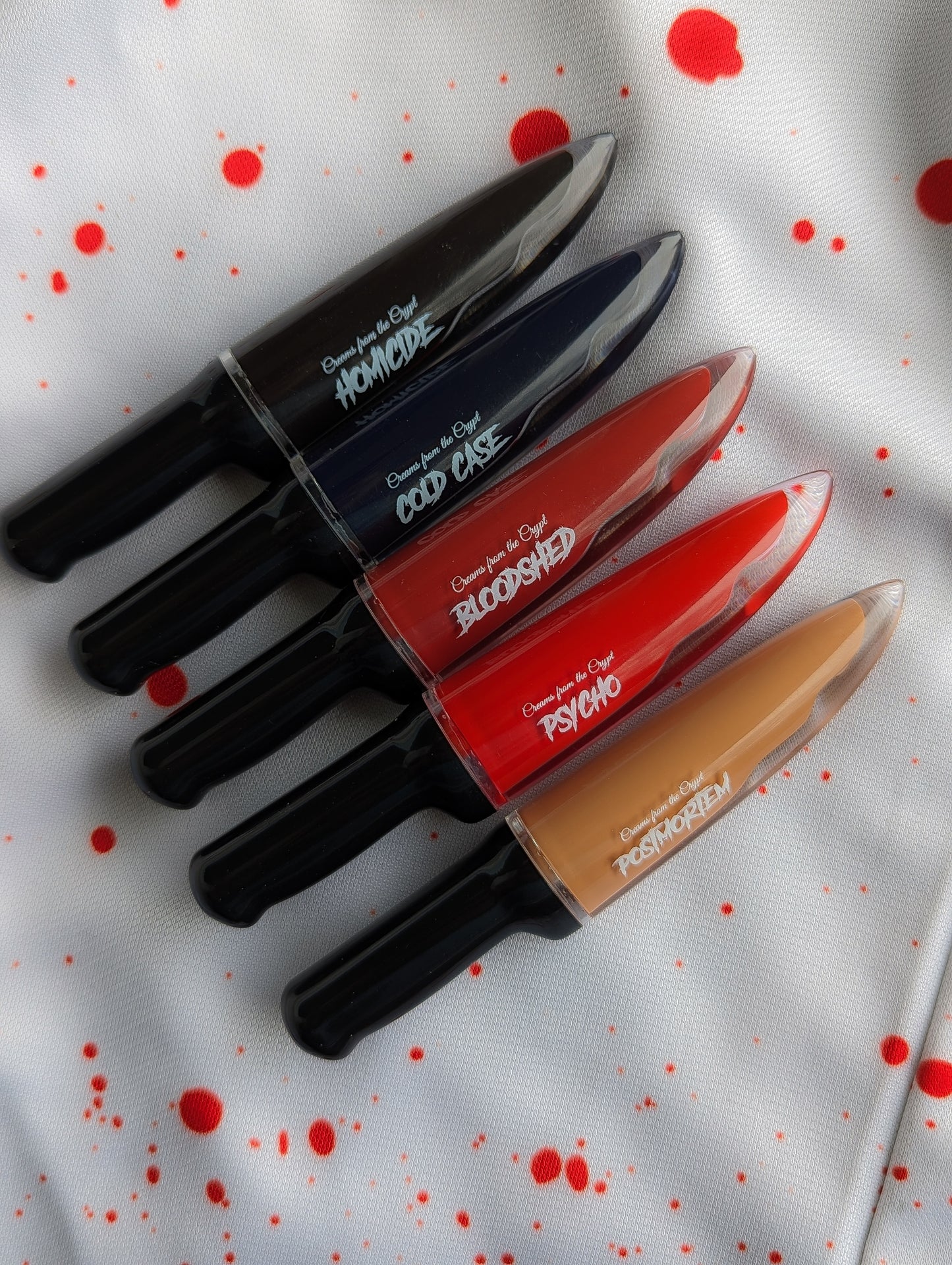 Slasher liquid lipsticks (FULL SET OF 5)