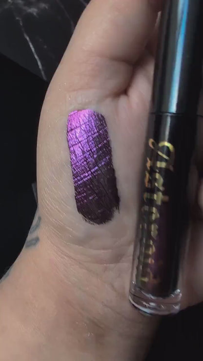 ASTEROID - Duochrome liquid eyeshadows, space themed, multichrome cosmetics, witchy makeup, astrology, astronomy, highlighter, vegan