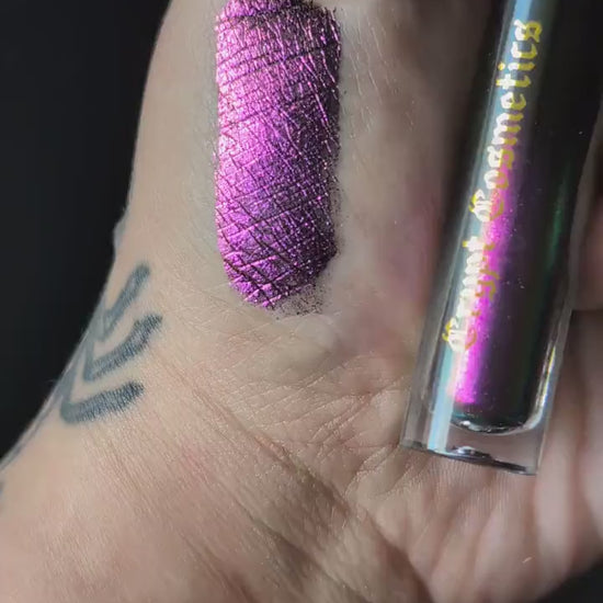 ANDROMEDA - Duochrome liquid eyeshadows, space themed, multichrome cosmetics, witchy makeup, astrology, astronomy, highlighter, vegan