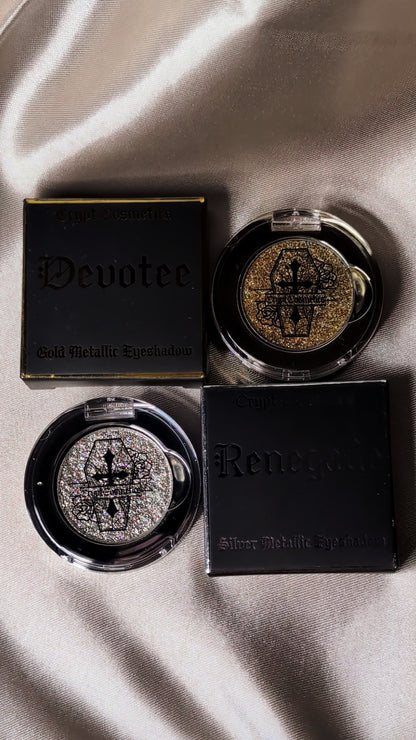 Devotee - Metallic gold eyeshadow single