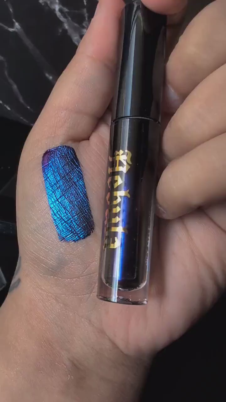 NEBULA - Duochrome liquid eyeshadows, space themed, multichrome cosmetics, witchy makeup, astrology, astronomy, highlighter, vegan