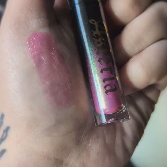 ASTERIA - Duochrome liquid eyeshadows, space themed, multichrome cosmetics, witchy makeup, astrology, astronomy, highlighter, vegan