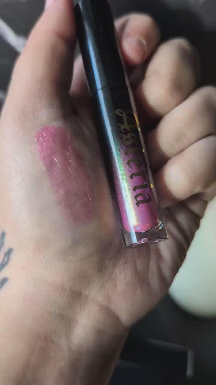 ASTERIA - Duochrome liquid eyeshadows, space themed, multichrome cosmetics, witchy makeup, astrology, astronomy, highlighter, vegan