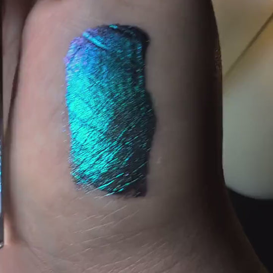COSMIC - Duochrome liquid eyeshadows, space themed, multichrome cosmetics, witchy makeup, astrology, astronomy, highlighter, vegan