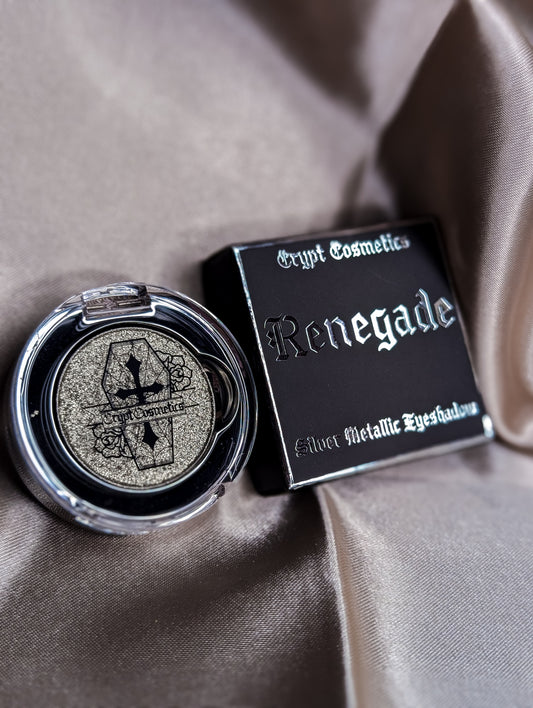 Renegade - Metallic silver eyeshadow single