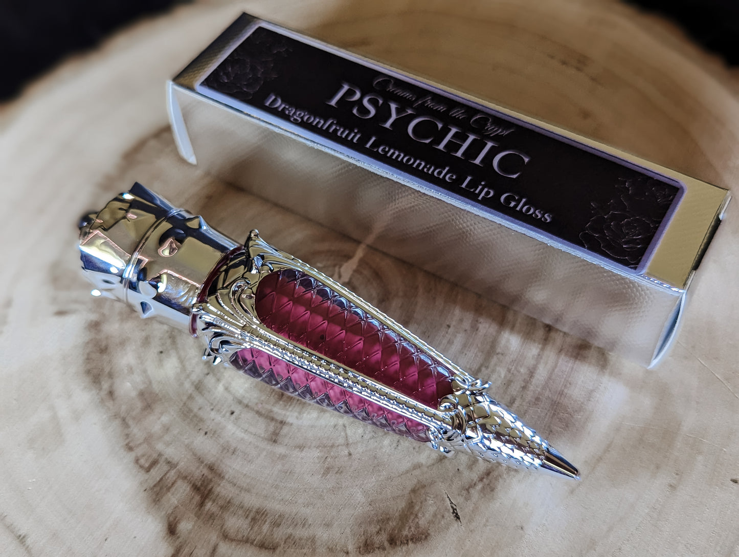 PSYCHIC (Silver Edition) - Pink dragonfruit lemonade flavored lip gloss